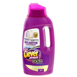 Clever Attack Gold Detergente detergente, 1,5 litri