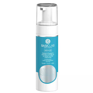 BasicLab Espuma limpiadora hidratante para pieles secas y sensibles, 150ml