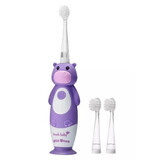 Brush-Baby, sonic toothbrush for children 0-10 years Hippo, 1 pc