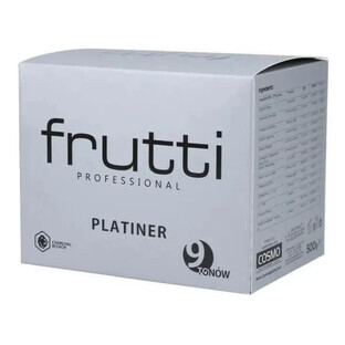 Frutti Professional Platiner Blanqueador de cera sin polvo Blanqueador de cera 9 tonos, 500g