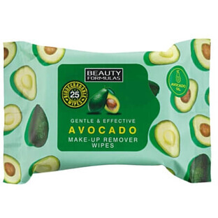 Beauty Formulas Șervețele de îndepărtare a uleiului de avocado, 25 bucăți