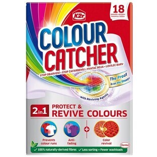 K2r Colour Catcher, Paños de limpieza, 18 piezas