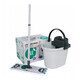 York, Circular cleaning set Straight bucket 13l with squeezer + mop with microfiber strip + twisted tail 130 cm