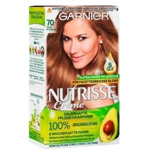 Garnier Nutrisse, 70 Toffee Mittelblond, Vopsea de ceară