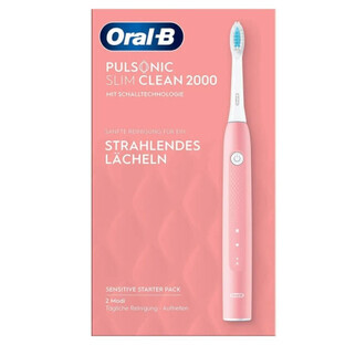 Oral-B, Pulsonic Slim Clean 2000, toothbrush, pink, 1 pc