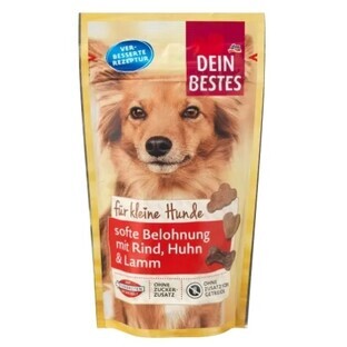 Dein Bestes, Snack für kleine Hunde, Mikka Snack mit Woowin, Huhn und Lamm, 60 g
