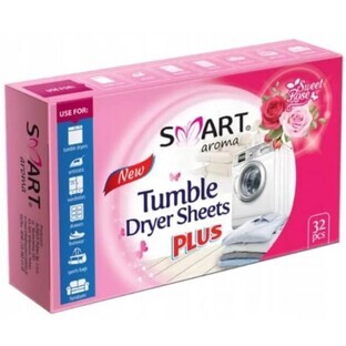 Smart Aroma, Toallitas perfumadas Rosa Dulce, 32 unidades