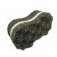 Bratek Bath sponge black, 1 pc
