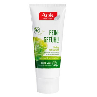 Aok, Scrub met zeezand en bia thee, 100ml