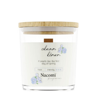 Coroniță de boabe de soia Nacomi Clean Linen, 140g