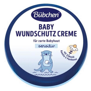 Bubchen Wound Protection Cream with zinc oxide, chamomile and panthenol, 150 ml