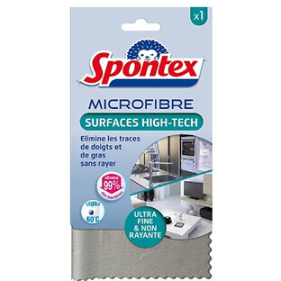 Spontex, Suprafețe high-tech, cârpă microfibră, 1 buc.