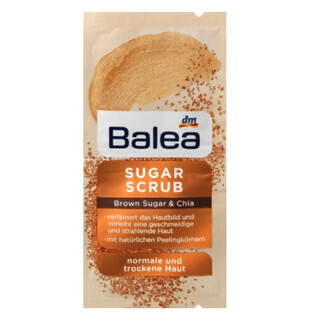 Balea, scrub esfoliante con zucchero di betulla e zucchero di chia, 16ml