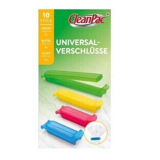 CleanPac, chiusure universali, 10 pezzi