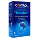 Control Pleasure Booster Anello vibrante con stimolante cacca e punti blu, 1 pezzo.