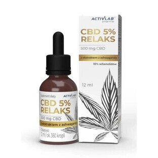CBD 5% Relax, 12 ml