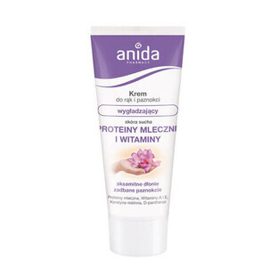Anida, skin and nail cream, milk proteins and vitamins, 100ml - Long-life!