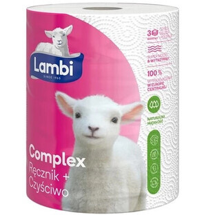 Lambi, Complexe papieren handdoekjes, 1 rol