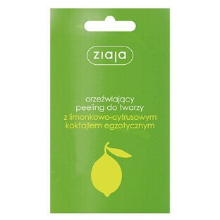 Exfoliante Ziaja Limón y Cítricos para cara y cuerpo, 1 sobre 7 ml - ¡Larga duración!