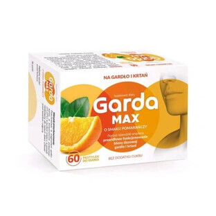 Garda Max orange flavor, 60 pills