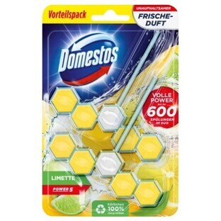 Domestos, toilet bucket, lime, 2 pieces