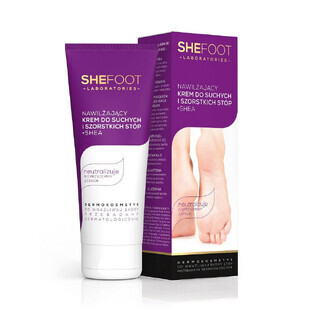Shefoot Crème hydratante pour pieds secs et rugueux, 75ml