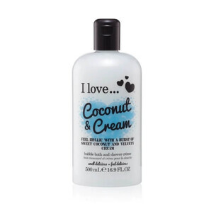 I Love Coconut amp; Cremă pentru duș și baie, 500ml