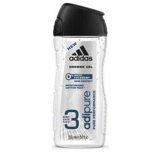 Adidas Adipure gel doccia per uomo, 250 ml