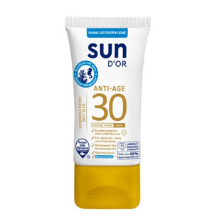Sun d Or, Cremă de față anti-îmbătrânire SPF30, 50 ml