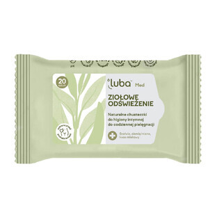 Luba Med Zioowe Odwieenie natural intimate hygiene wipes, 20 pieces