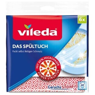 Torchon en microfibre Vileda, 6 pièces