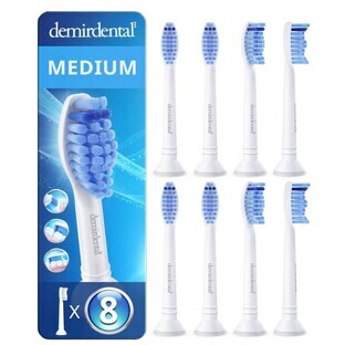 Demirdental, Medium HX6018, Suporturi pentru periuțe de dinți, 8 bucăți