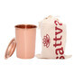Sattva Copper mug with gadka lid, 350ml