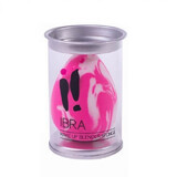 Ibra roze gemarmerde make-up kwast