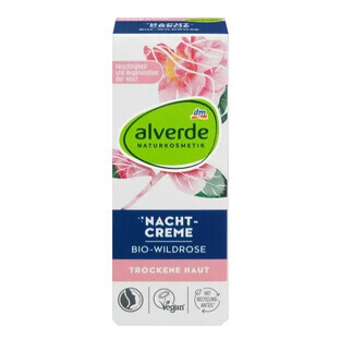 Alverde, Bio-wildrose, Night Cream, 50ml