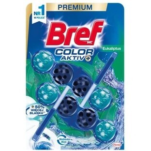 Bref, Color Aktiv+ WC Suspensie Eucalipt, 2 x 50g