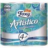 Foxy, Artistico Natural Wit Toiletpapier, 4 rollen