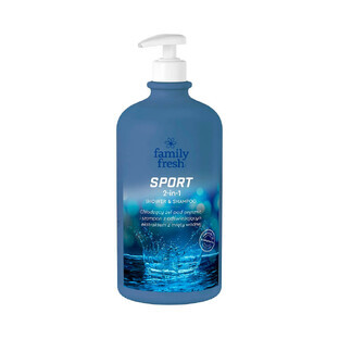 Family Fresh Sport 2in1 Shower amp; Shampoo Walk-in Shower, 1000ml