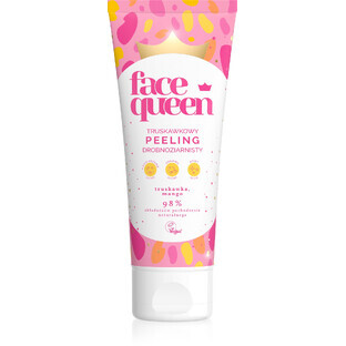 Face Queen Peeling fin cu căpșuni, 75 ml