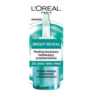 L'Oreal Paris Bright Reveal Acid Peel per ridurre l'iperpigmentazione, 25ml