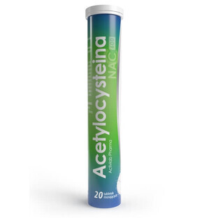 Acetylcysteine, 20 effervescent tablets