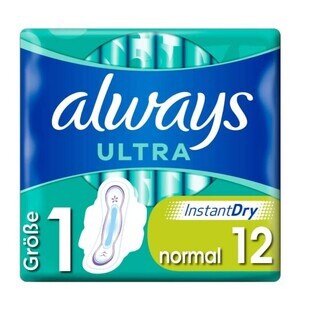 Always, Ultra Normal, Maandverband, 12 stuks