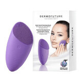 Dermofuture Sonic Mini Gezichtsreiniging Sonische Borstel Paars
