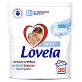 Lovela Baby capsules hypoallergéniques pour le lavage des couleurs 36 pièces