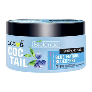 Bielenda Scrub Coctail Exfoliant régénérateur pour le corps Matcha bleu + myrtille, 350g