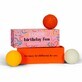 Iubesc ziua de naștere Bile de baie distractive, 3x150g