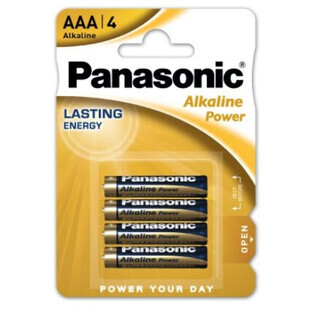 Panasonic, LR3, Battery, 4 pieces