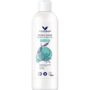 Gel douche énergisant Cosnature au citron vert et à la menthe, 250ml