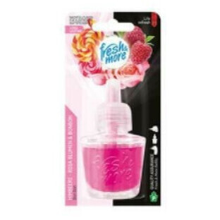 Fresh amp; More, ricarica deodorante per ambienti, fiori rosa lampone, 19 ml