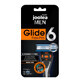 Joolea Men Glide Flex-Pro 6, Rasierer für hellen Teint + Ersatzpatrone
